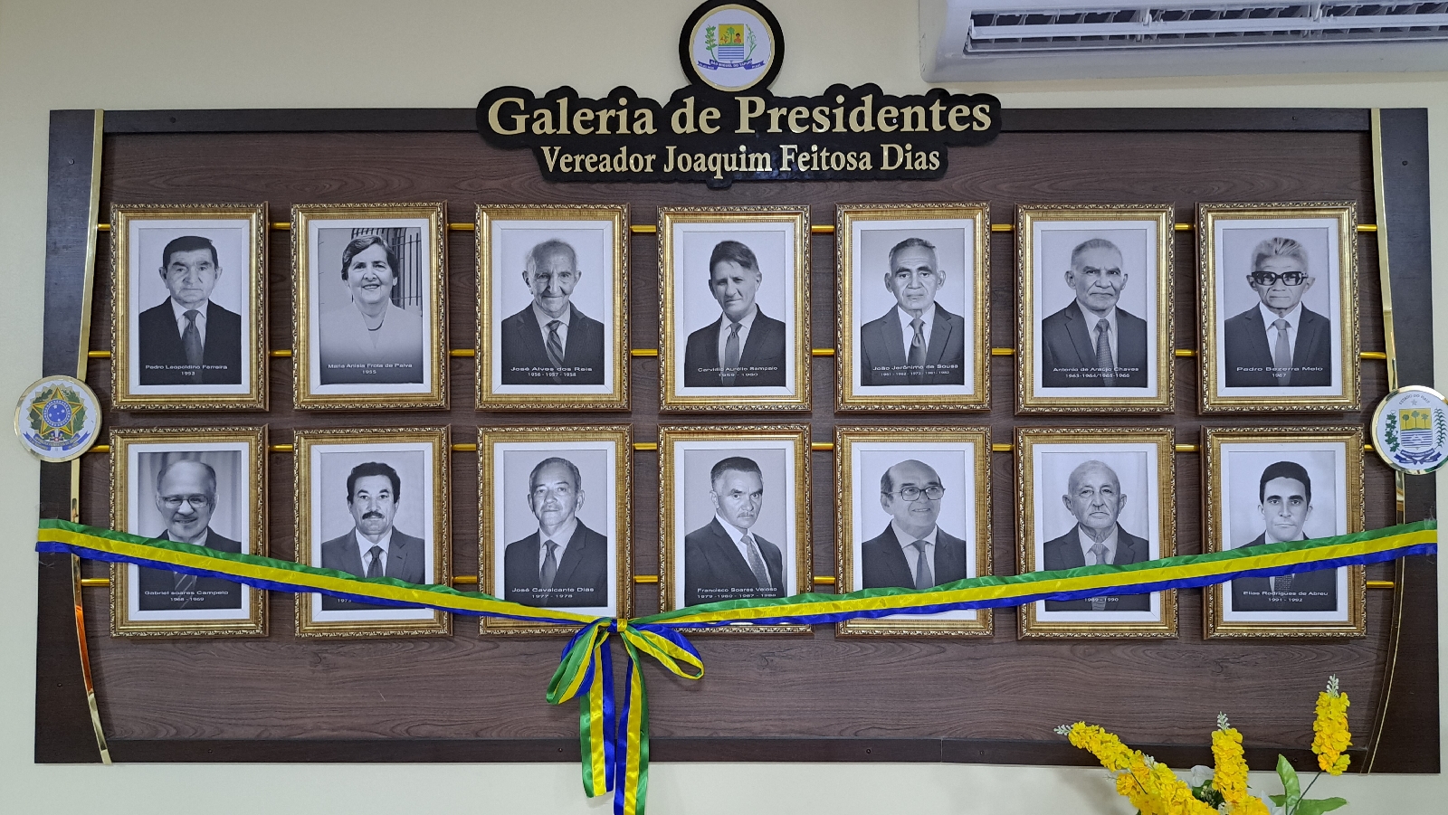 Câmara inaugura Galeria dos Ex-presidentes durante sessão solene 